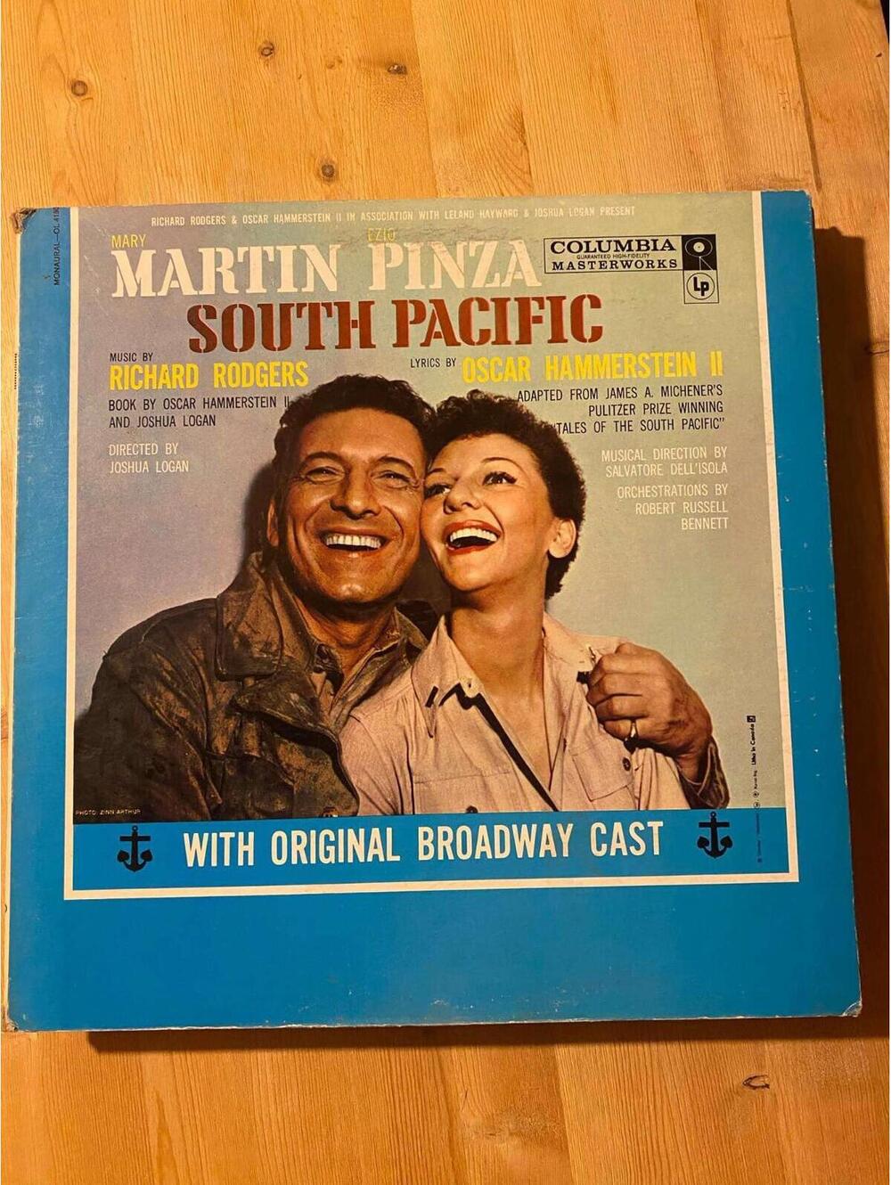 Mary Martin, Ezio Pinza – South Pacific Vintage 33rpm VG+ AB29